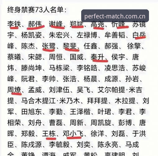 中国足球反腐风暴再升级——第三批禁足名单详解